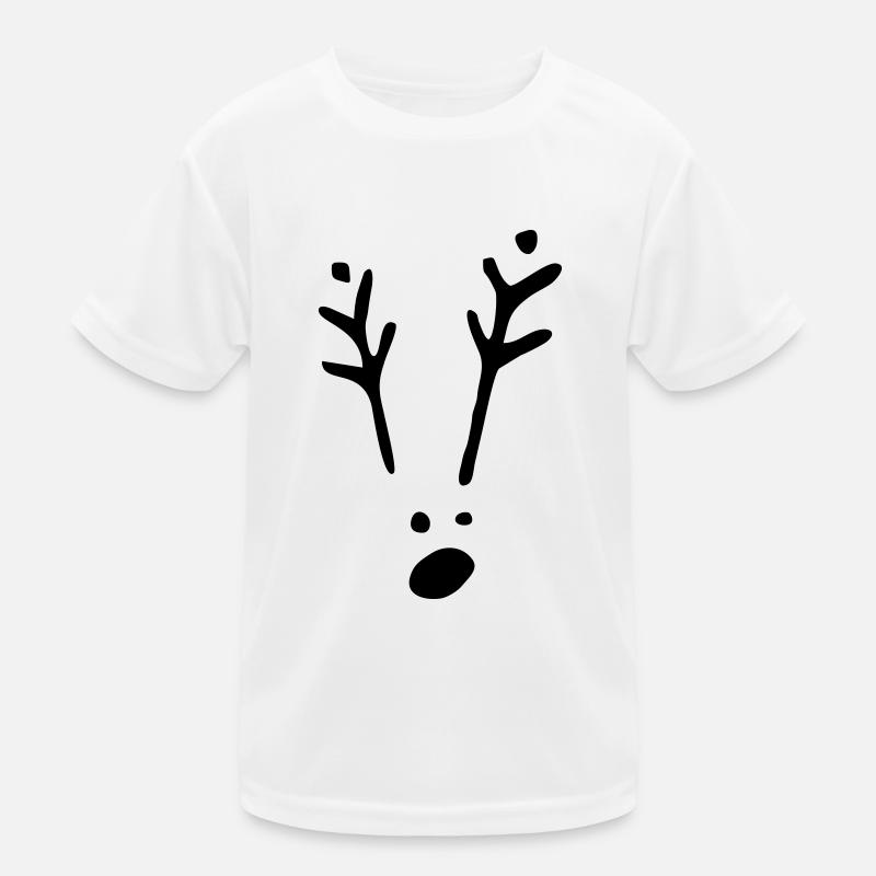Rudolf 1c Xmas Kinder Funktions-T-Shirt
