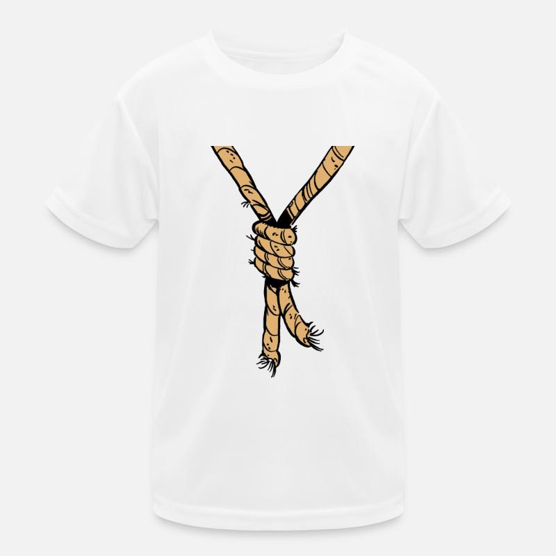 Strick um den Hals Kinder Funktions-T-Shirt