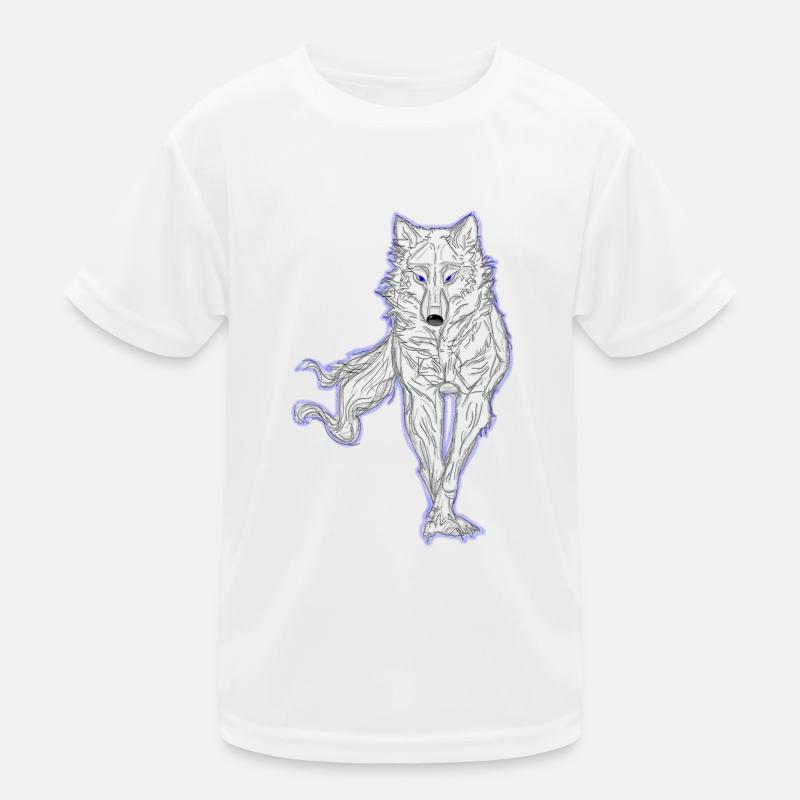 anime wolf T-shirt sport Enfant