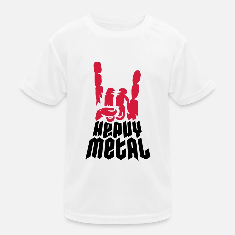 Cool Logo Heavy Metal T-shirt sport Enfant