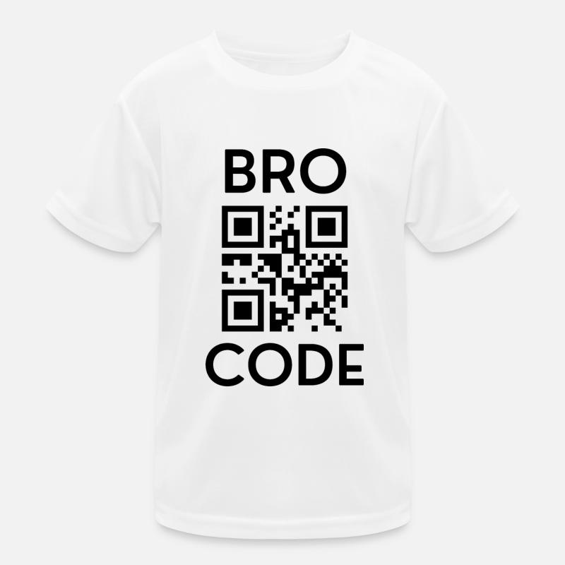 Funny Bro code Kids Functional T-Shirt