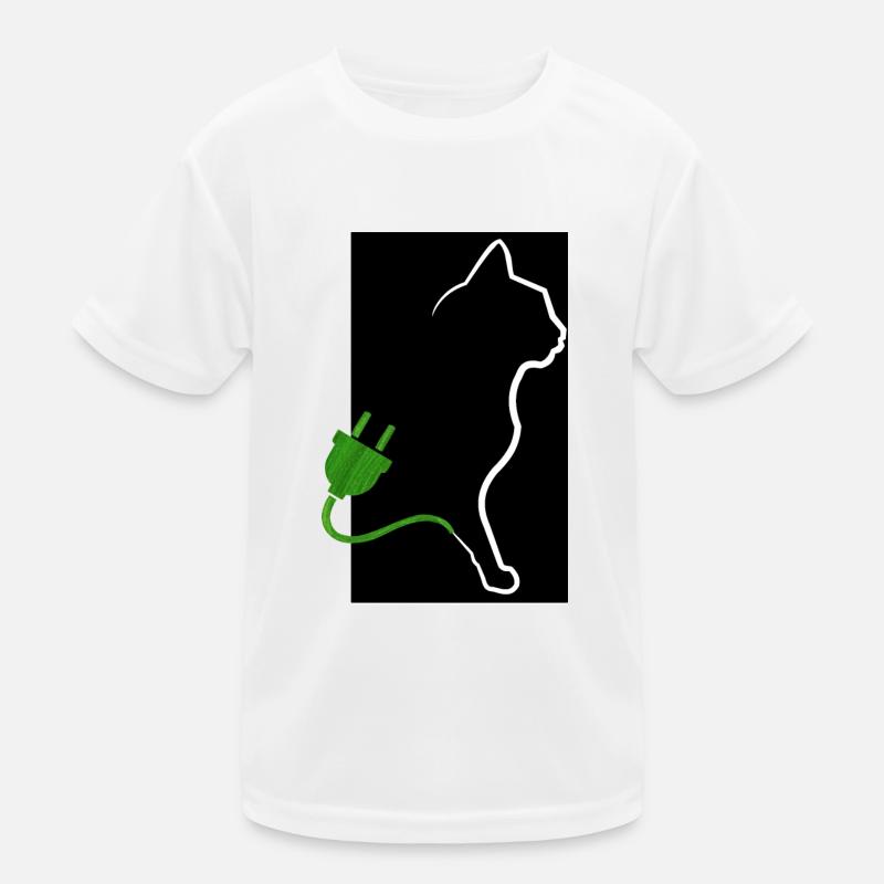 Eco chat T-shirt sport Enfant