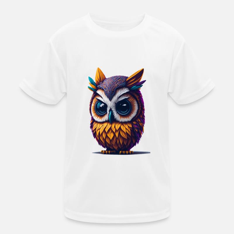 Eule 3 Kinder Funktions-T-Shirt