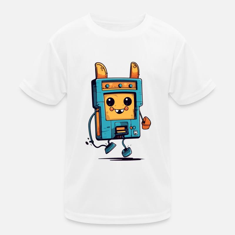 Jim der Walkman Kinder Funktions-T-Shirt