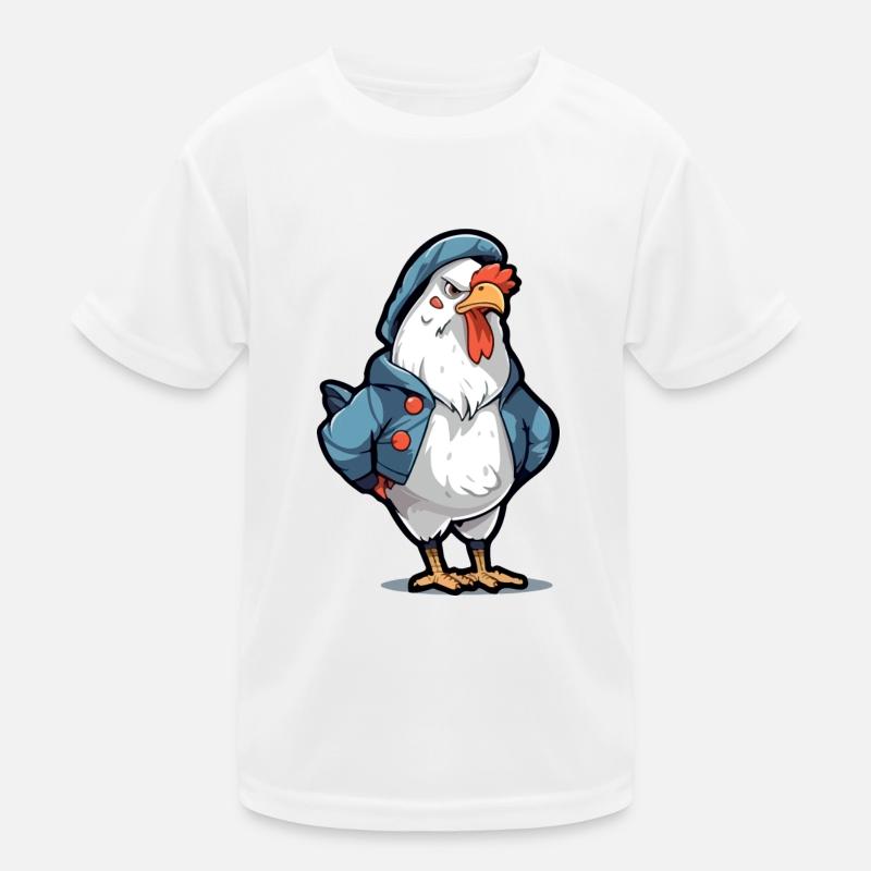 Bobby le coq grognon T-shirt sport Enfant