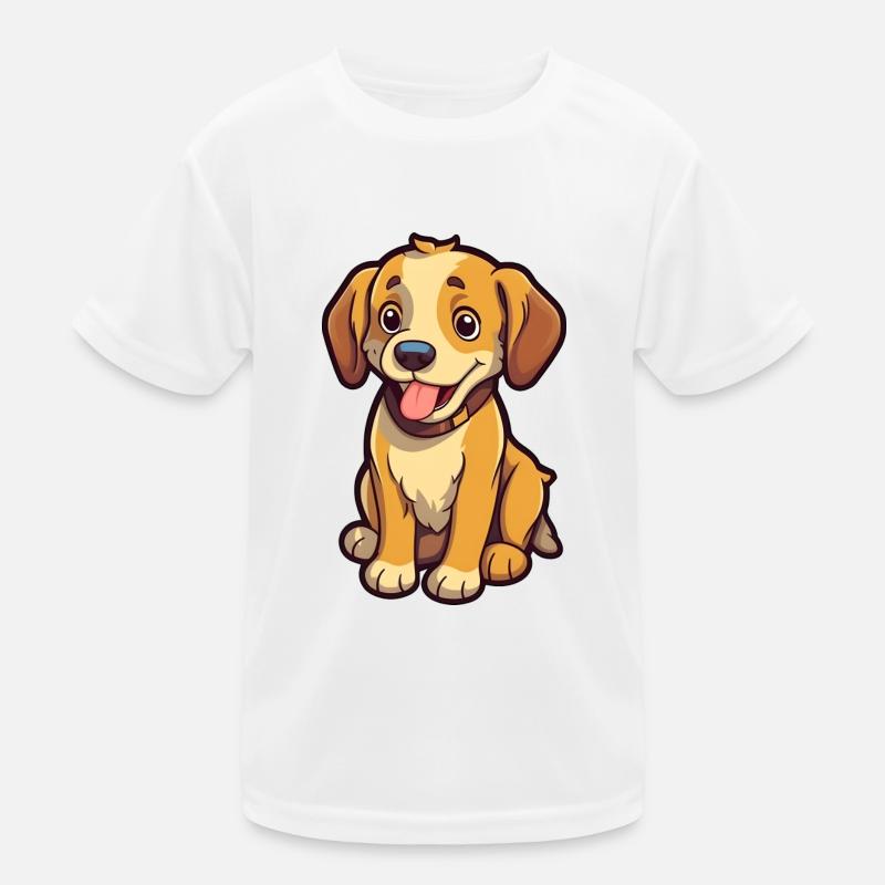 Petit chien mignon « Bailey » dans le style comique T-shirt sport Enfant