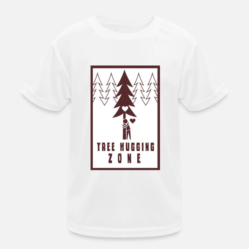Tree Hugging Zone T-shirt sport Enfant