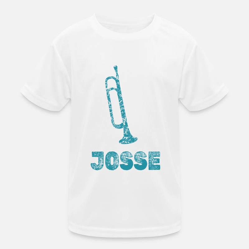 Josse as a brass band Kids Functional T-Shirt
