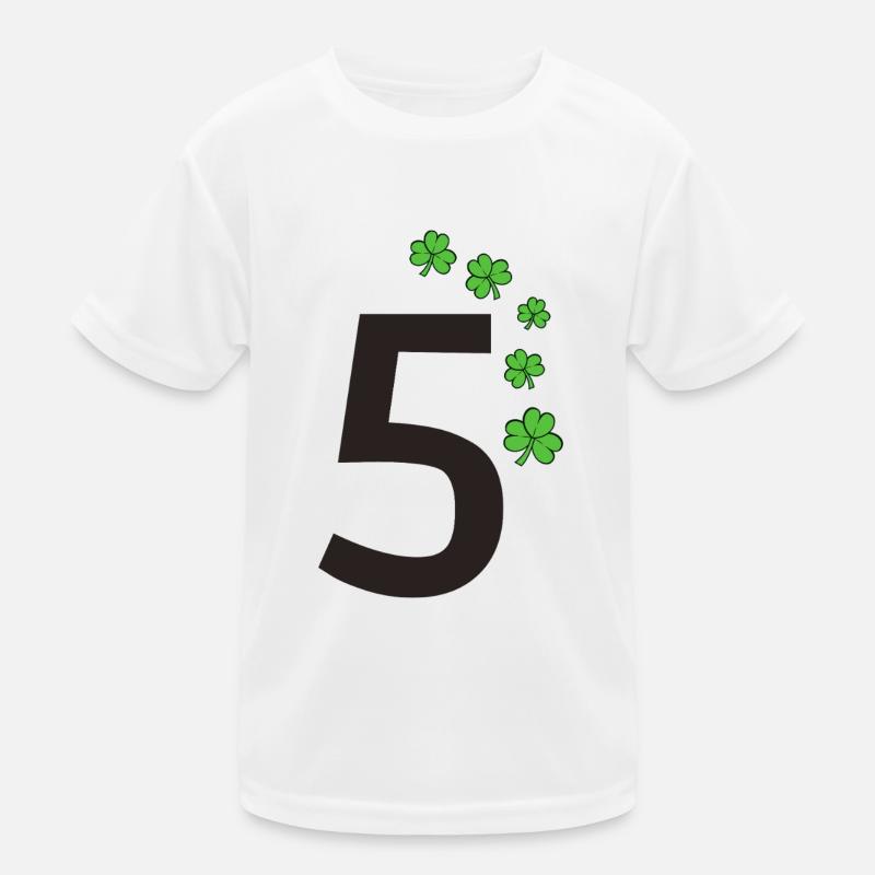 5 Kinder Funktions-T-Shirt