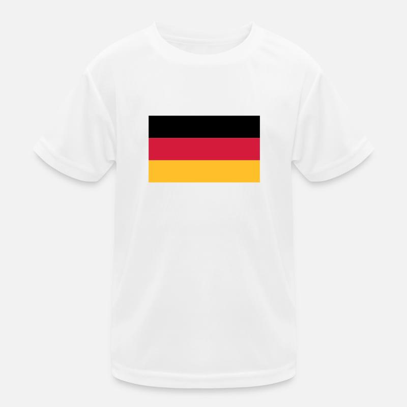 germany flag Kinder Funktions-T-Shirt