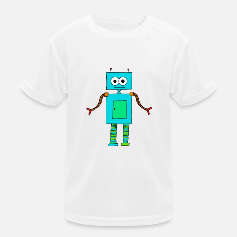 Cute robot Kids Functional T-Shirt