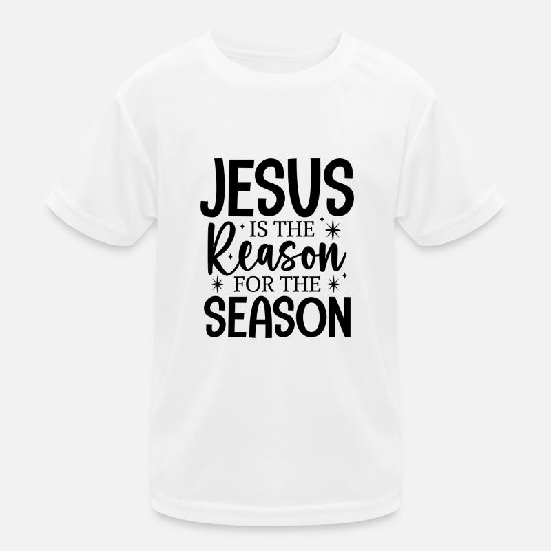 Jésus est la raison de la saison T-shirt sport Enfant