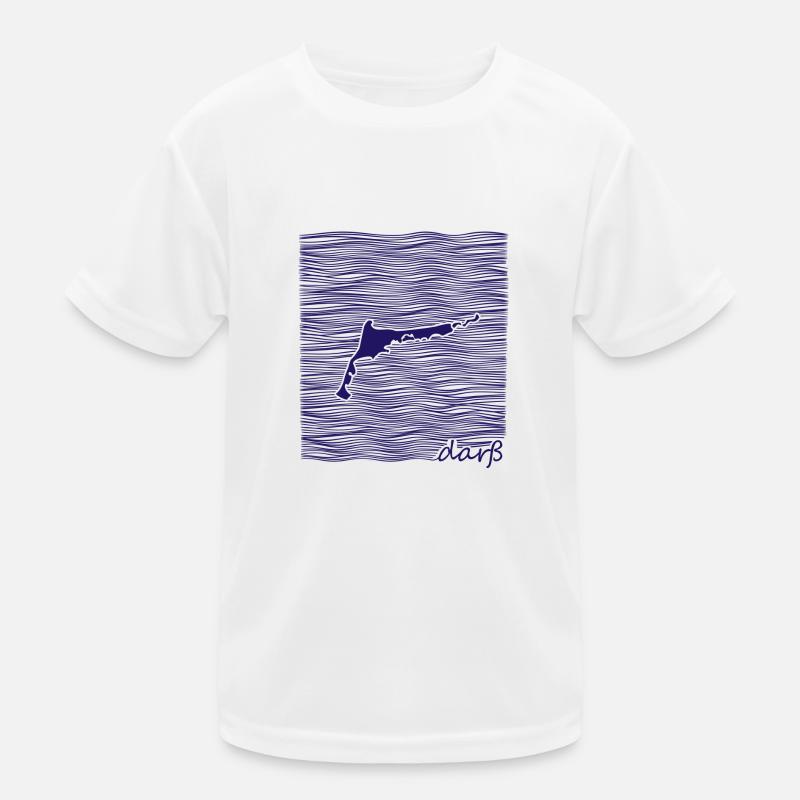Fischland Darß-Zingst, Darss, Baltic Sea, Germany - Kids Functional T-Shirt - white