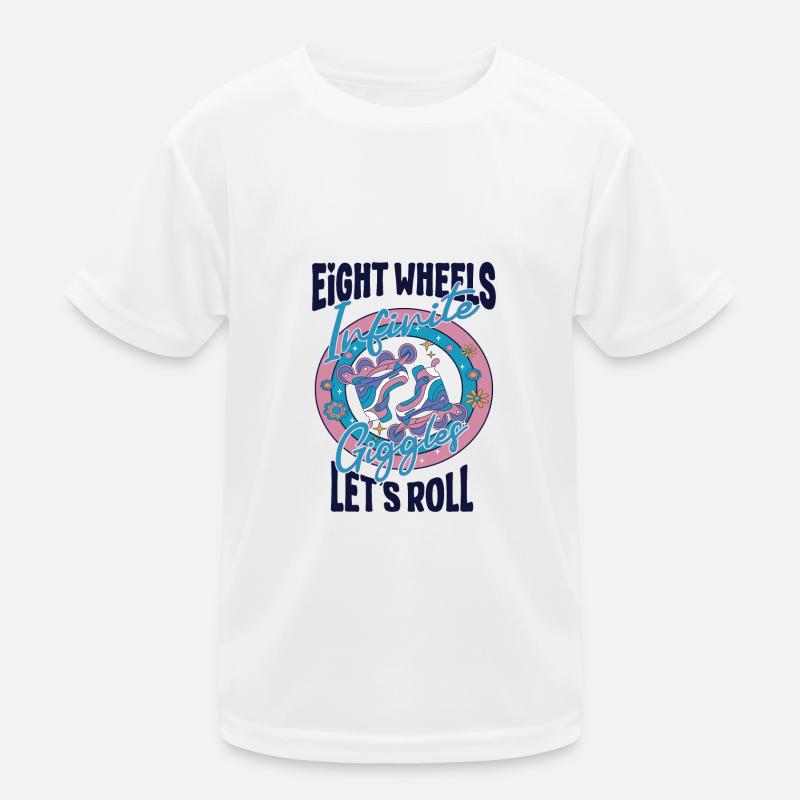 Rollerblades Blade Eight Wheels Let ́s Roll Cadeaux T-shirt sport Enfant