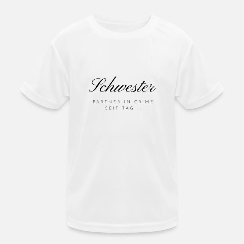 Schwester Kinder Funktions-T-Shirt