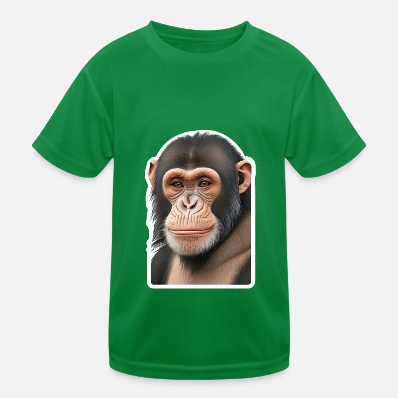 Chimpanzé T-shirt sport Enfant