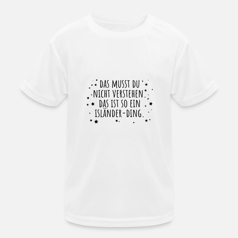 Isländer-Ding Kinder Funktions-T-Shirt