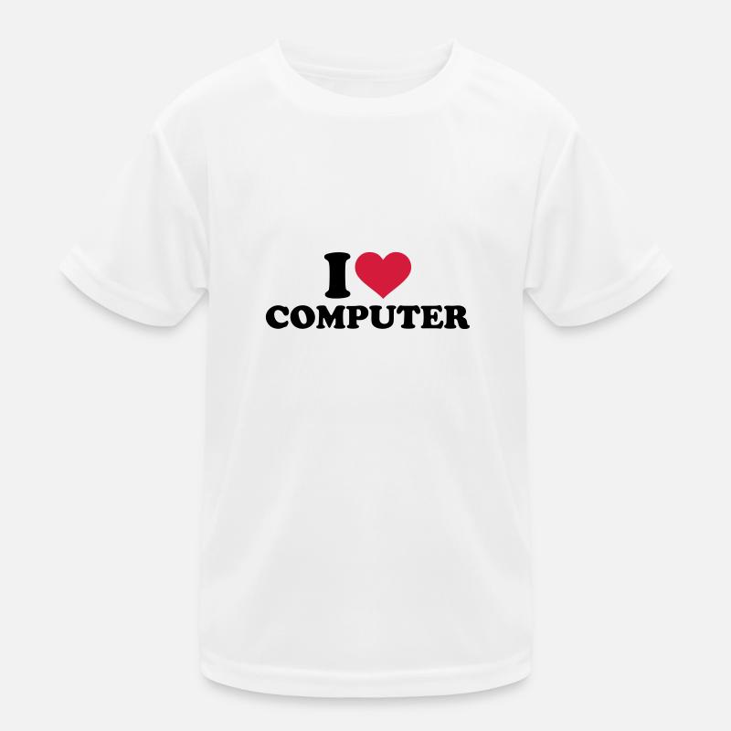 I love Computer T-shirt sport Enfant