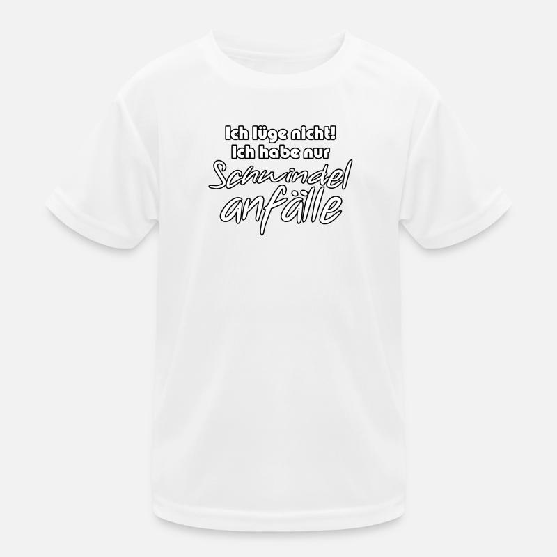 Schwindelanfälle - Lügner Spruch Geschenk Kinder Funktions-T-Shirt