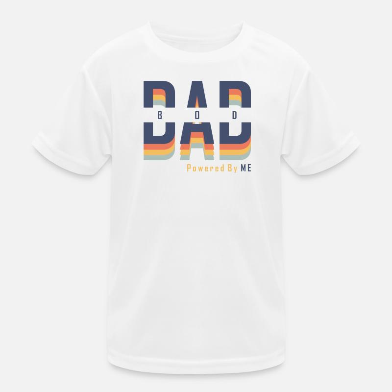 Dad Bod powered by Me Kinder Funktions-T-Shirt