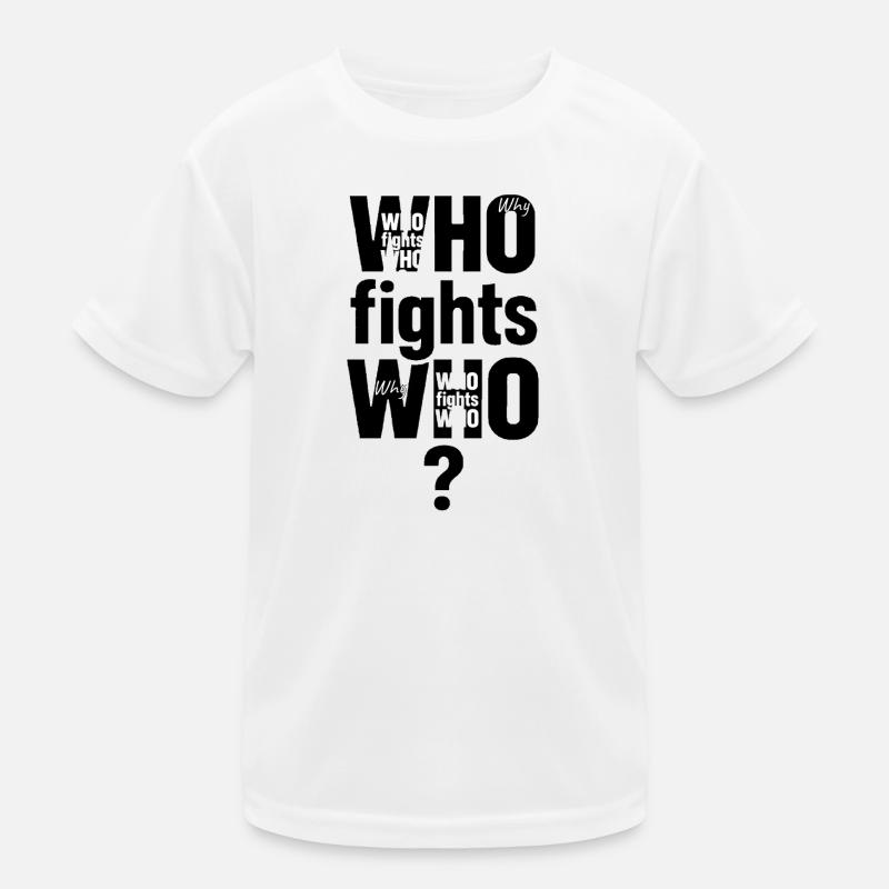 Typografisches Puzzle Warum nicht Kinder Funktions-T-Shirt