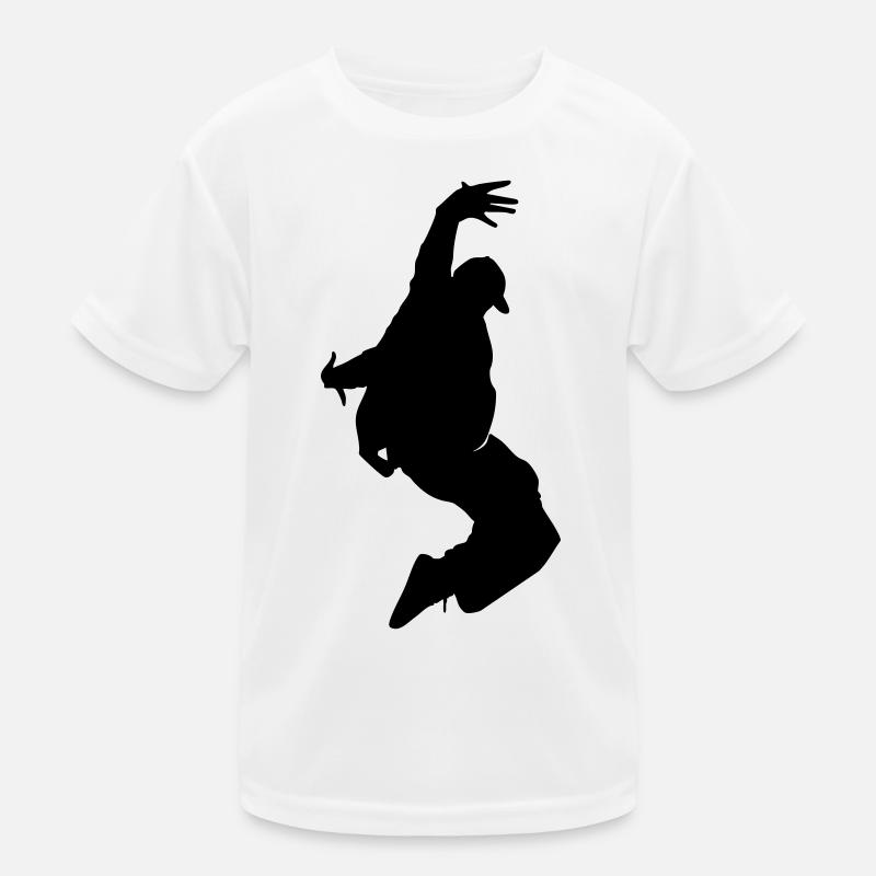 B-Boy Silhouette – Breakdance Freeze Kids Functional T-Shirt