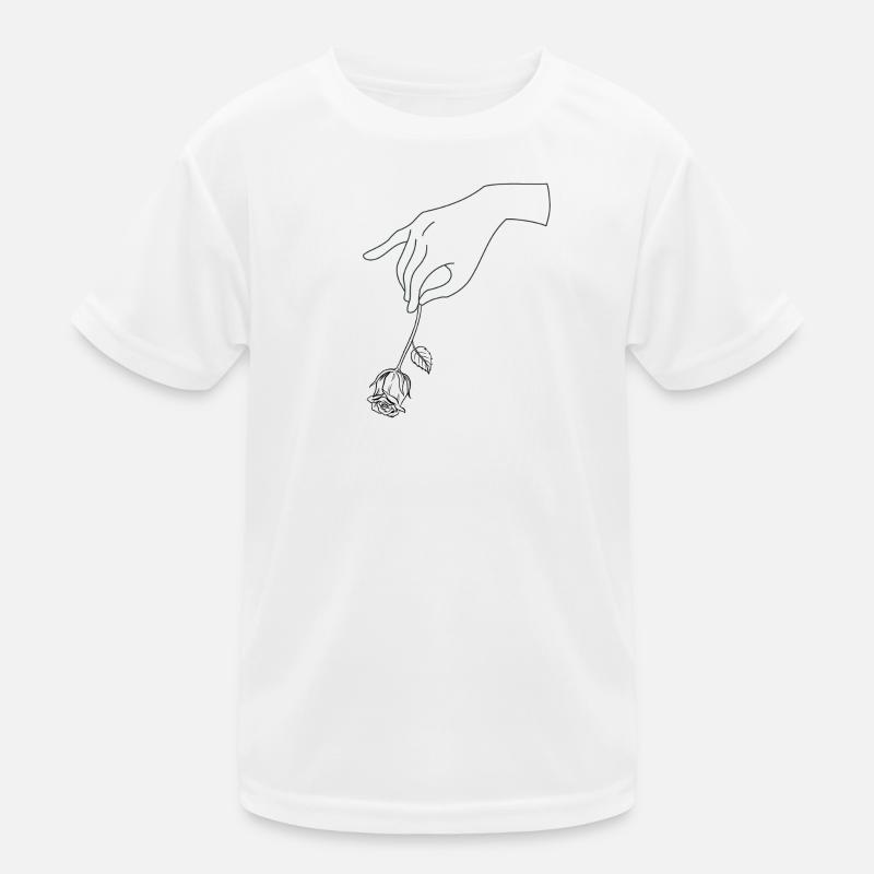 Main avec fleur T-shirt sport Enfant