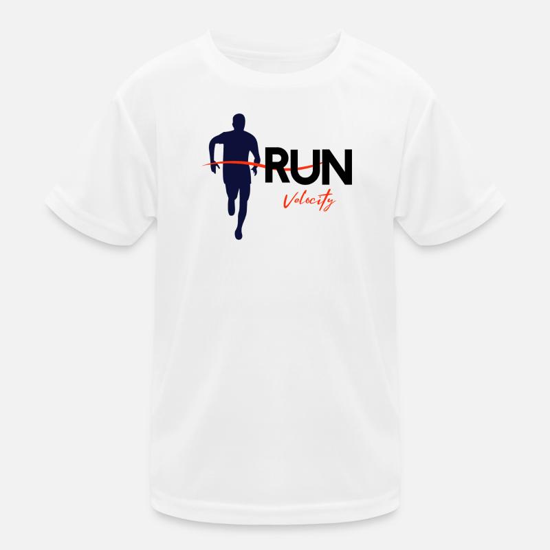 Run Kinder Funktions-T-Shirt