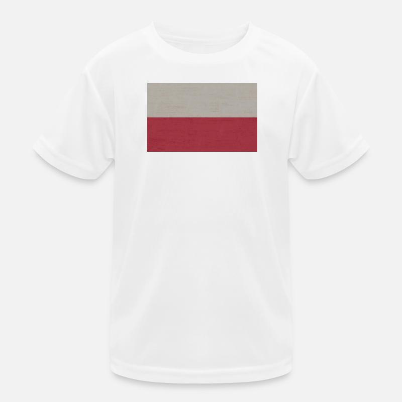 Drapeau polonais T-shirt sport Enfant