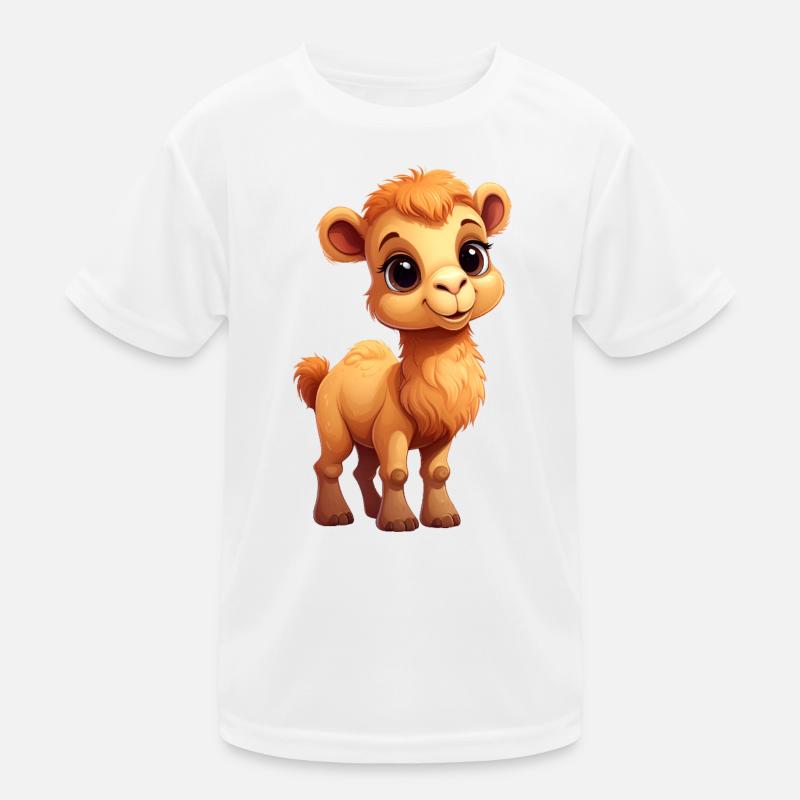 Kamel / Dromedar Kinder Funktions-T-Shirt