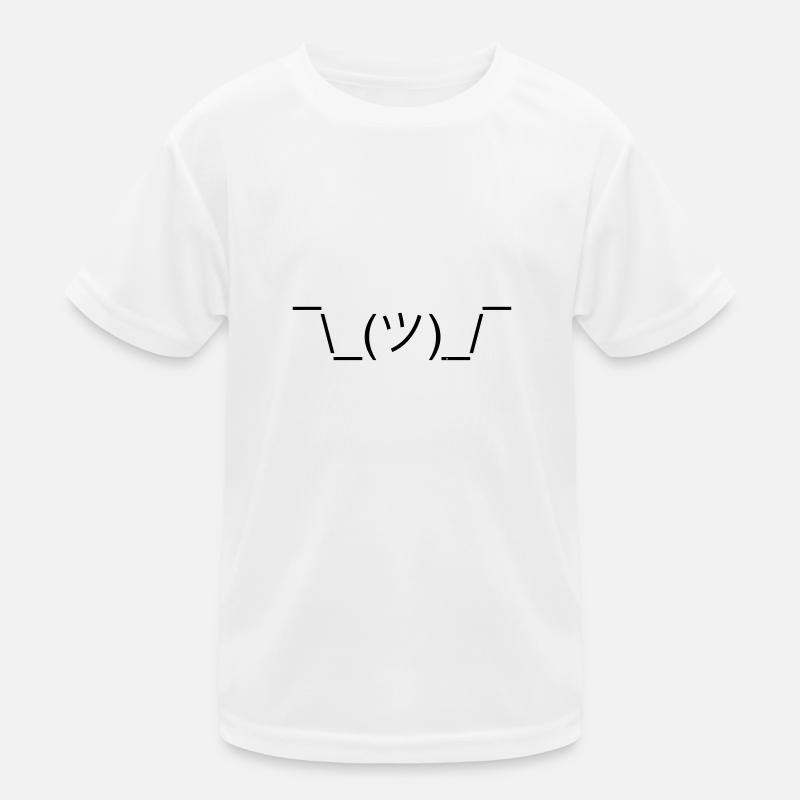 Shruggie Emojicon Design. Geschenk. Geschenkidee Kinder Funktions-T-Shirt