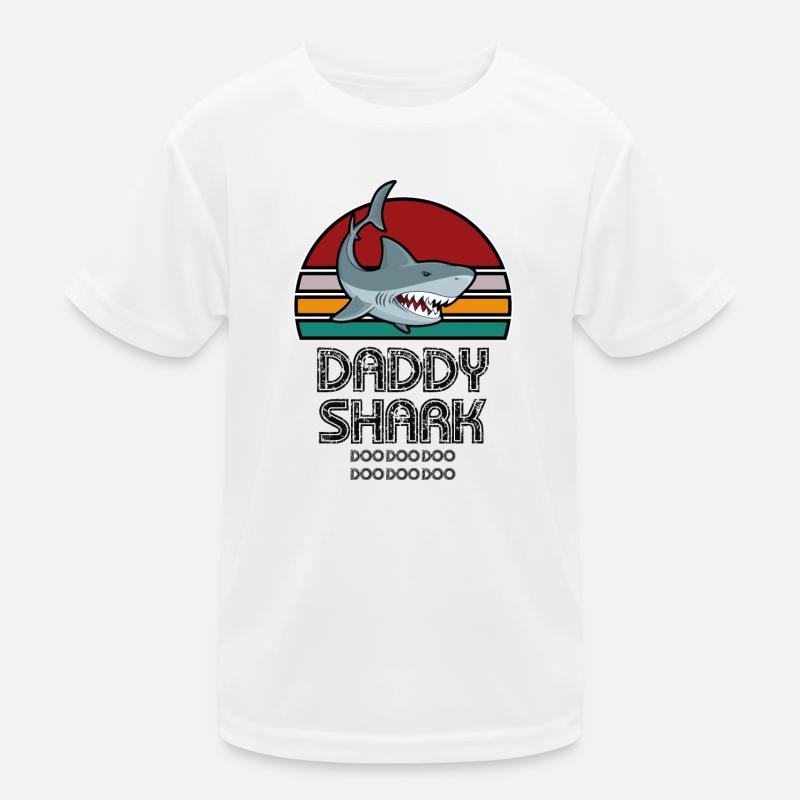 Daddy shark T-shirt sport Enfant