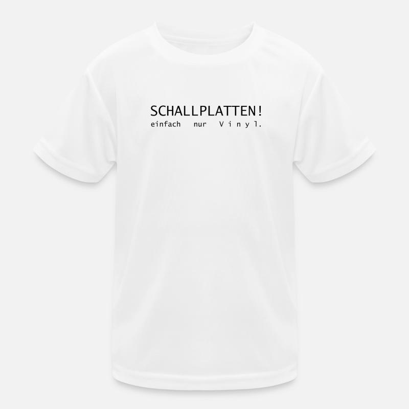 Schallplatten! einfach nur Vinyl. Kinder Funktions-T-Shirt