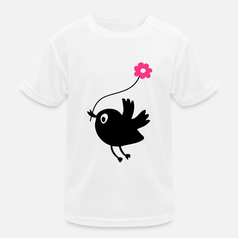 Oiseau de vol cale fleur T-shirt sport Enfant