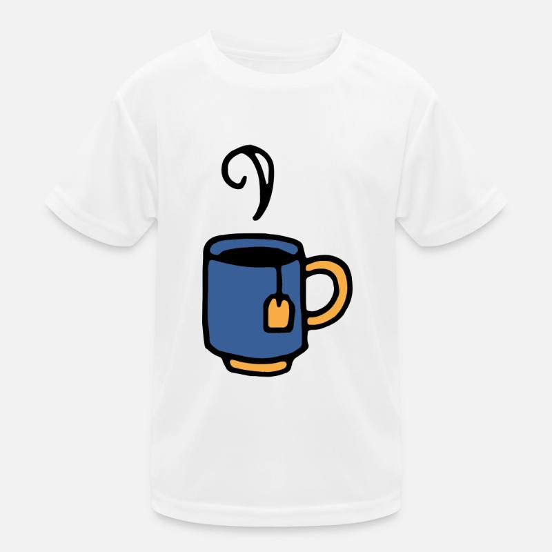 Tasse avec sachet de thé T-shirt sport Enfant
