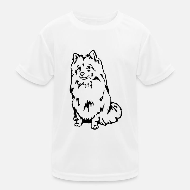 Spitz Mittelspitz Kinder Funktions-T-Shirt