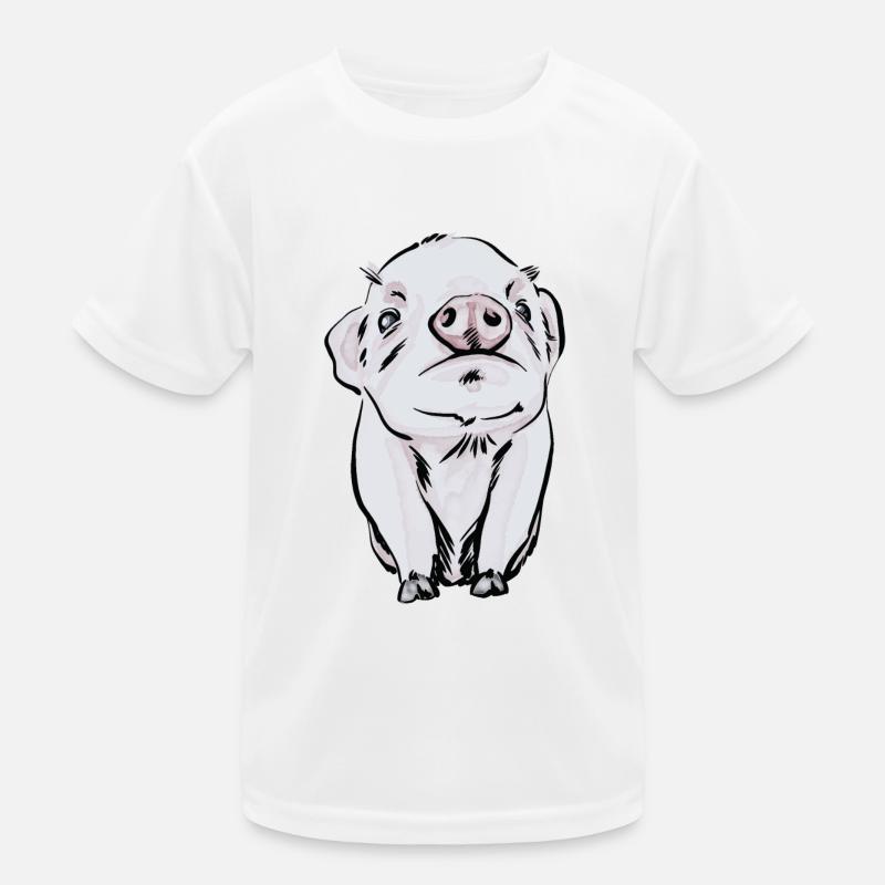 bébé cochon T-shirt sport Enfant