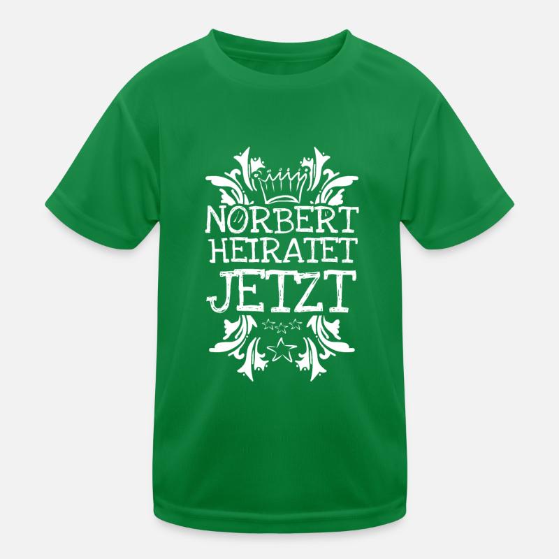 Norbert als Bachelor Kinder Funktions-T-Shirt