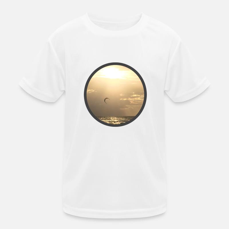 Beach Round Kinder Funktions-T-Shirt