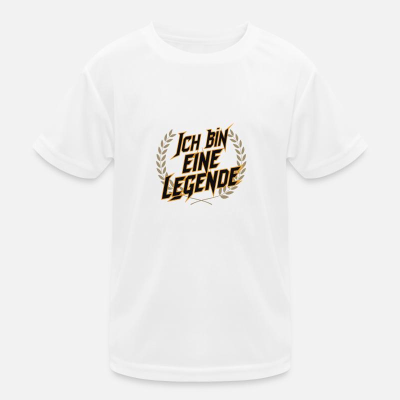 I'm a legend - Kids Functional T-Shirt - white