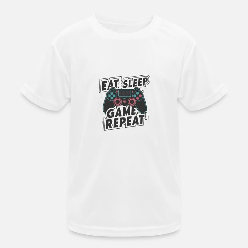 Manger, dormir, jouer, répéter T-shirt sport Enfant
