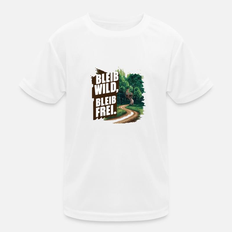 Restez sauvage, restez libre T-shirt sport Enfant