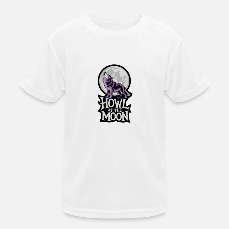 Full Moon – Howl at the Moon Kids Functional T-Shirt