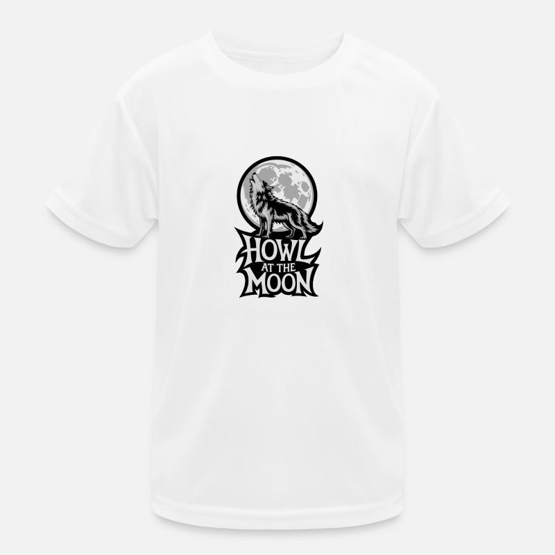 Full Moon – Howl at the Moon Kids Functional T-Shirt