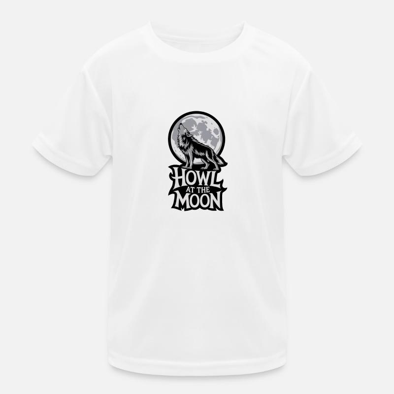 Full Moon – Howl at the Moon Kids Functional T-Shirt