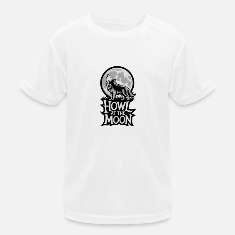 Full Moon – Howl at the Moon Kids Functional T-Shirt