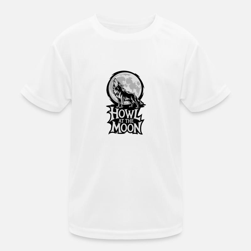 Full Moon – Howl at the Moon Kids Functional T-Shirt