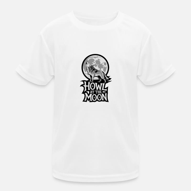 Full Moon – Howl at the Moon Kids Functional T-Shirt