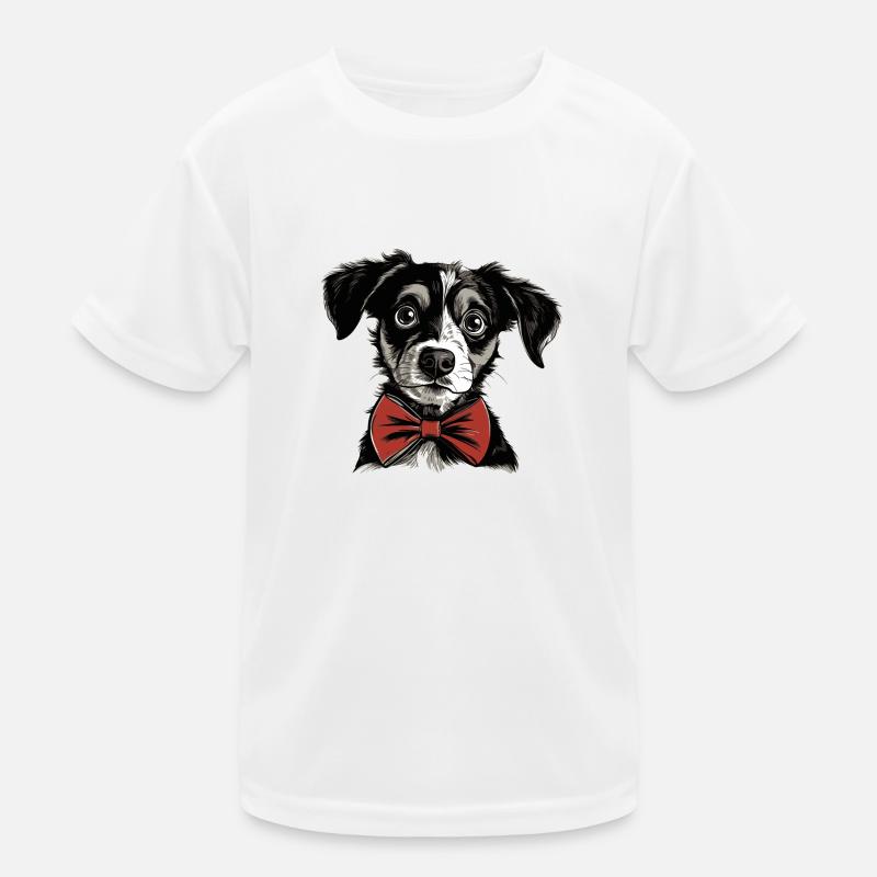 Chiot mignon T-shirt sport Enfant