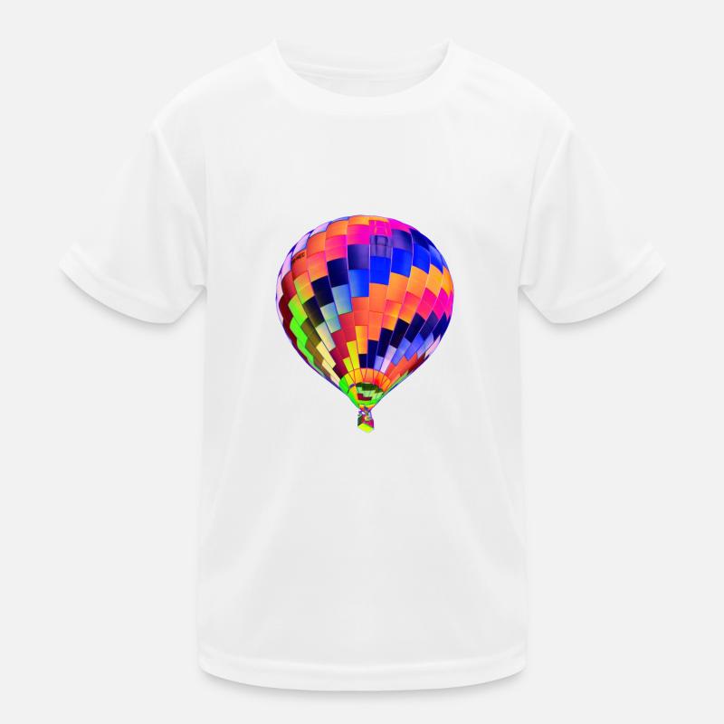 Heißluftballon Kinder Funktions-T-Shirt